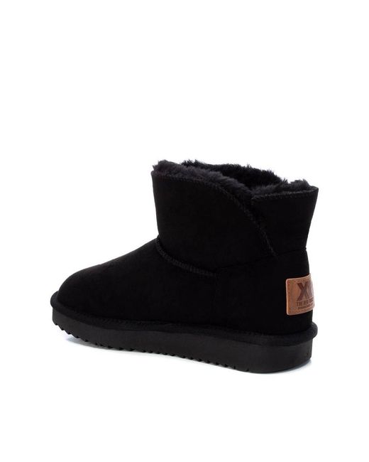Xti Black Winter Booties By