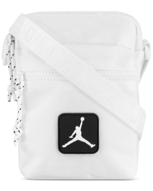 Nike White Rise Crossbody Logo Bag for men