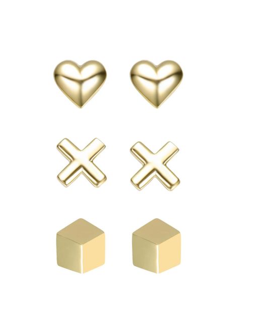 Genevive Jewelry Metallic 14k Plated