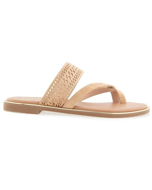 Kensie White Mia Flat Al