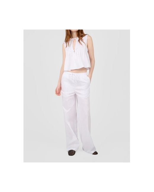 WeWoreWhat White Tie Waist Pant