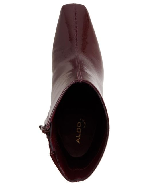 ALDO Purple Vellamo Square Toe Dress Booties