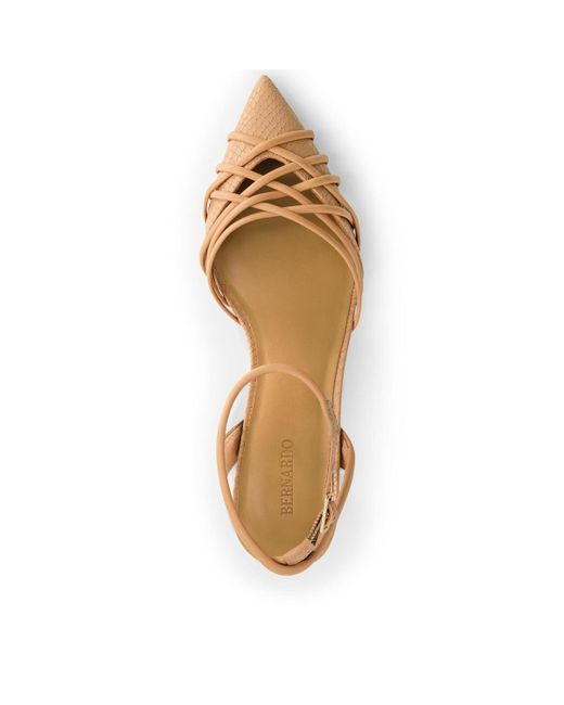Bernardo Metallic Bernardo Minu Kitten Heel Pump