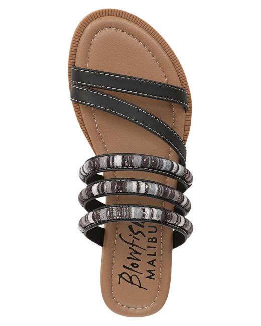 Blowfish Metallic August Slide Sandals