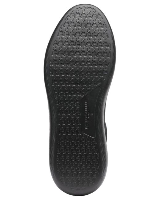 Karl Lagerfeld Black Round Toe Sneakers for men