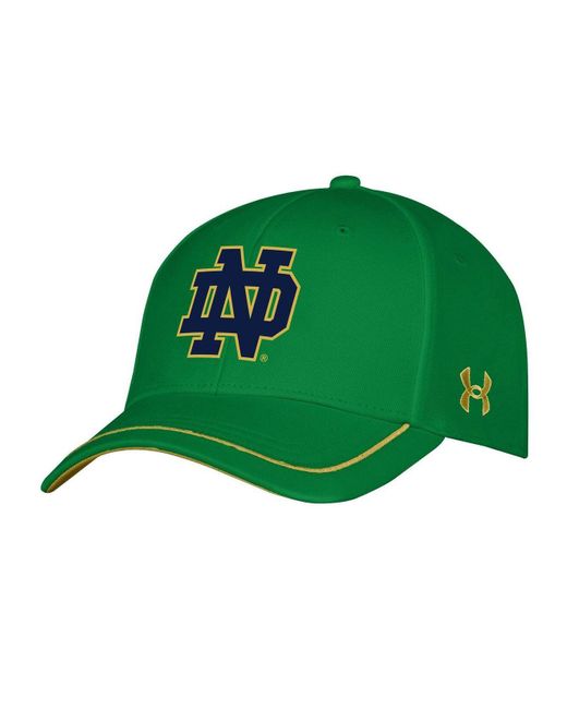 Under Armour Green Notre Dame Fighting Irish Iso-chill Blitzing Accent Flex  Hat for Men | Lyst