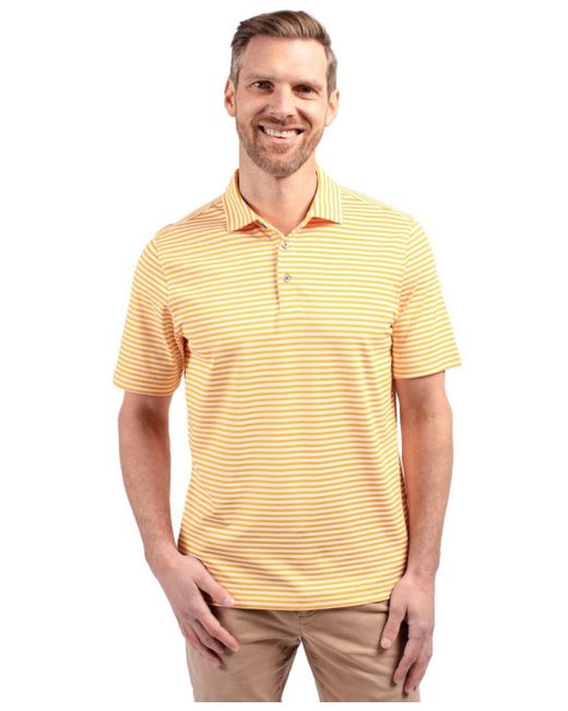 Cutter & Buck Multicolor Virtue Eco Pique Stripe Recycled Polo Shirt for men
