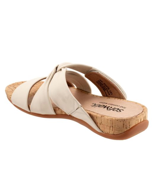 Softwalk® White Tallulah Sandal