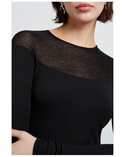 MARCELLA Black Pearl Top