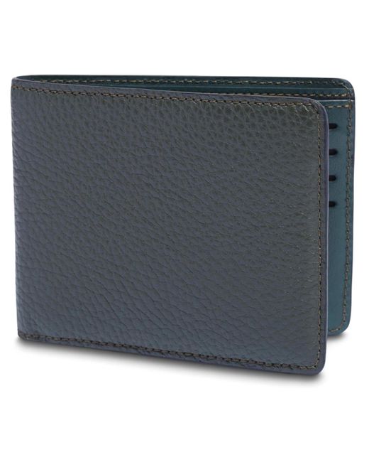 Bosca Gray Italia Slim 8-slot Pocket Wallet Made In Italy for men