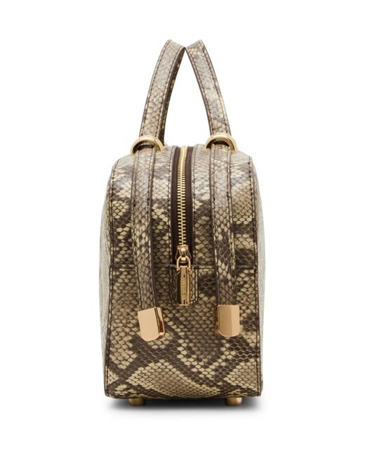 Anne Klein Metallic Double Handle Medium Satchel Bag