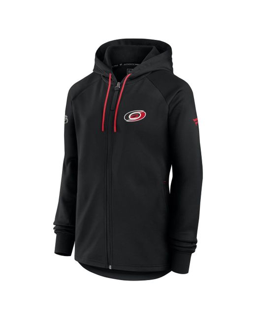 Fanatics Black Carolina Hurricanes Authentic Pro Rink Fleece Full-zip Jacket