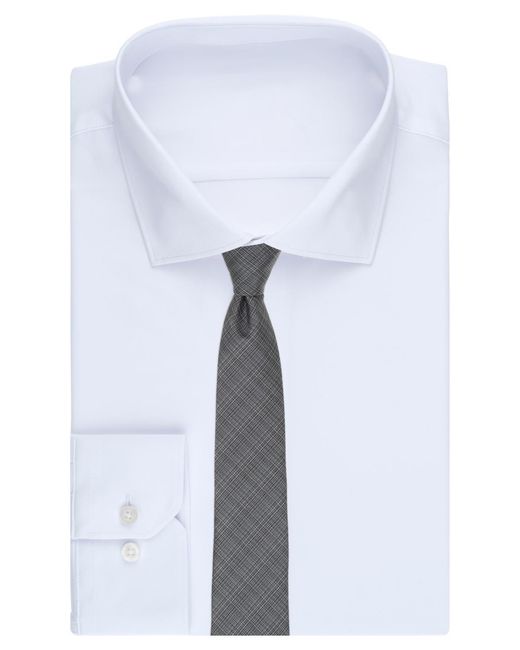Alfani Gray Bennett Slim Tie for men