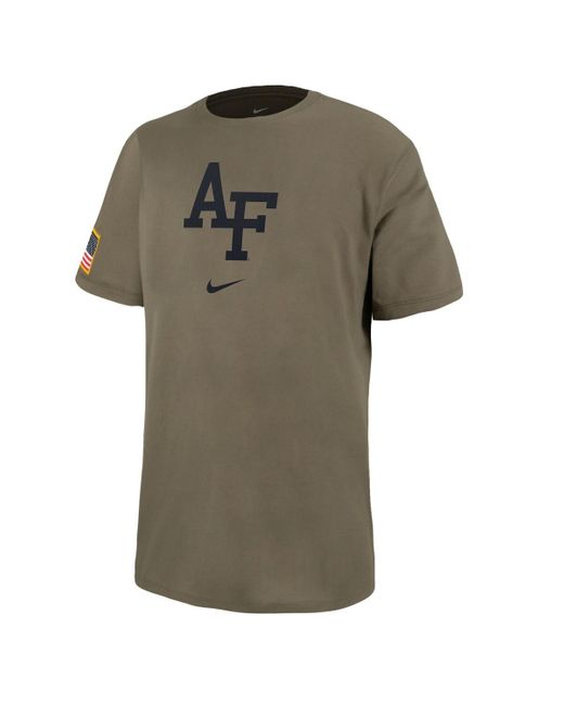 Nike Green Air Force Falcons Military-inspired Pack T-shirt for men