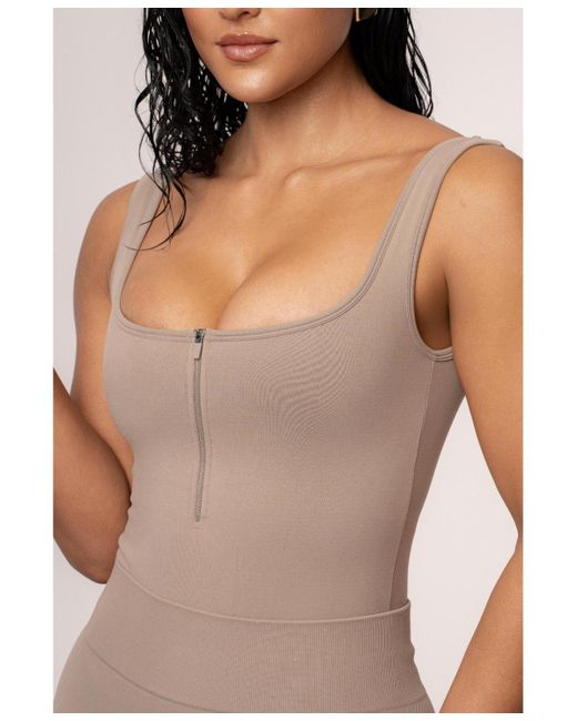 JLUXLABEL Natural Grounded Bodysuit