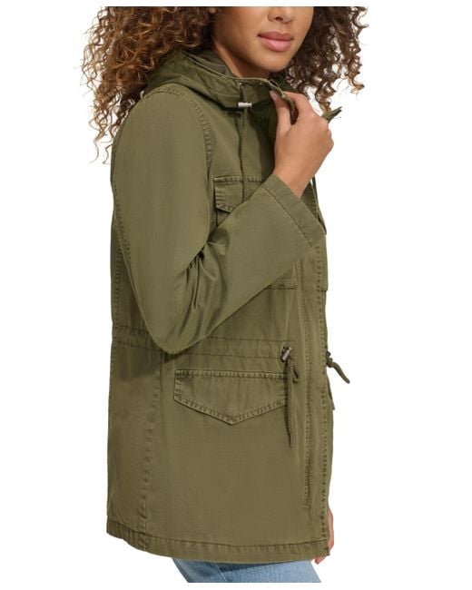 Levi's hooded military jacket online