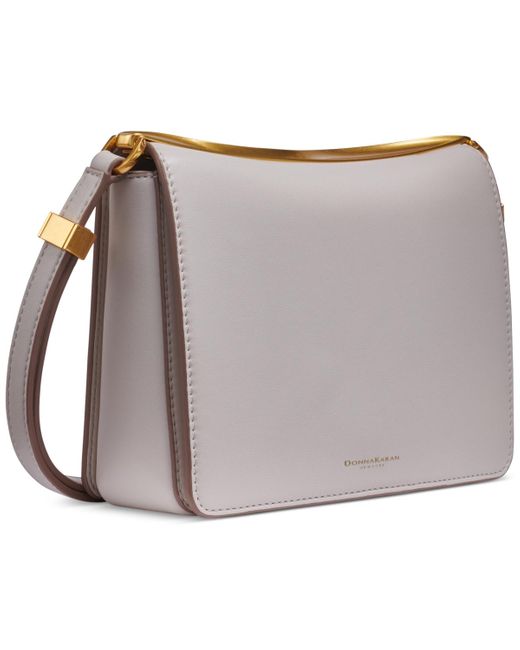 Donna Karan Gray Jericho Flap Shoulder