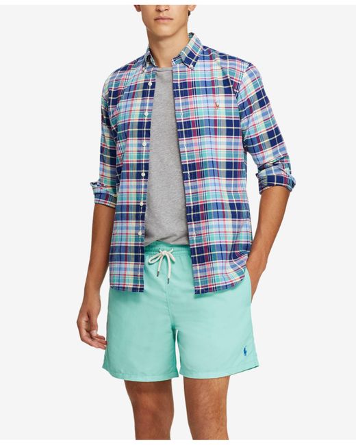 ralph lauren classic fit plaid shirt