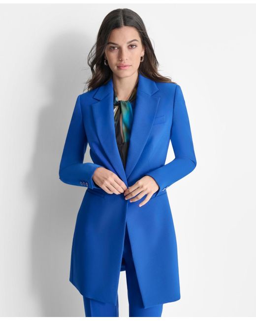 Dkny blue jacket discount