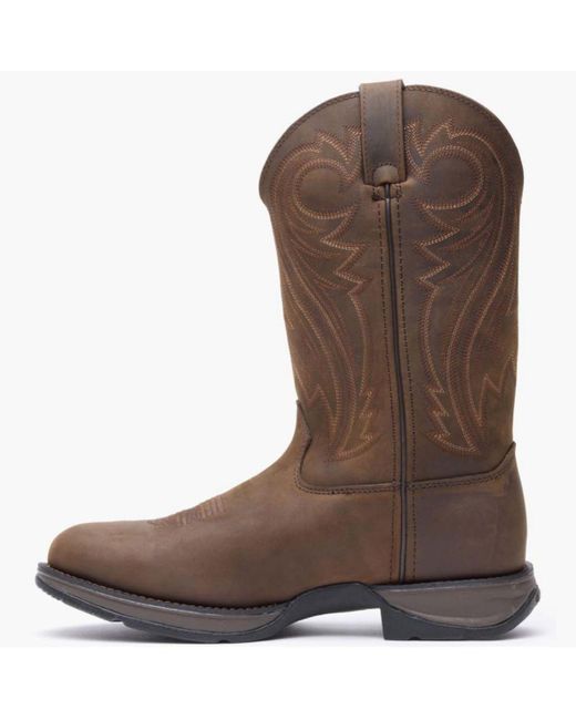 Durango Brown Rebel By Chocolate Pull-on Western Boot for men