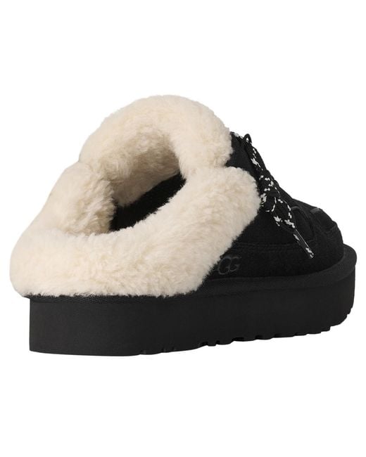 Ugg Black Lowmel Round Toe Mule Clogs