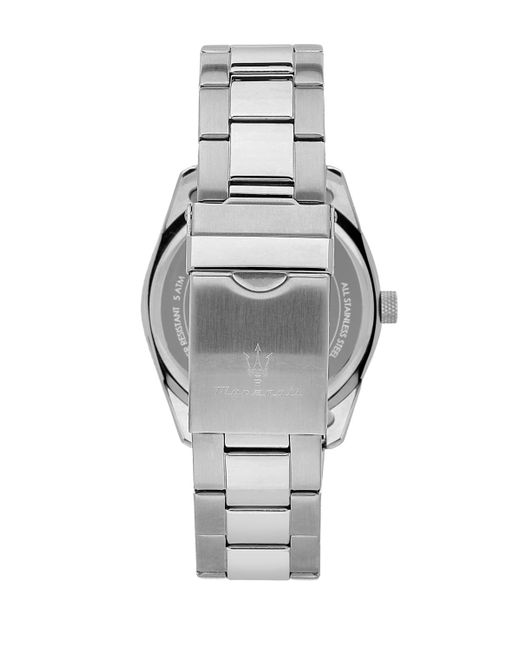 Maserati Gray Date Metal Band Watch for men