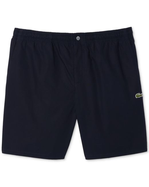 Lacoste Blue Relaxed-fit Drawcord Shorts for men