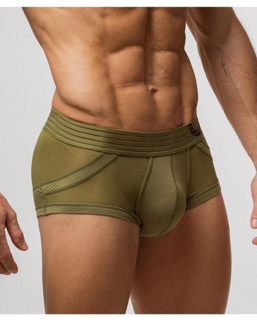Rounderbum Green Sexy Nights Anatomic Mini Trunk for men