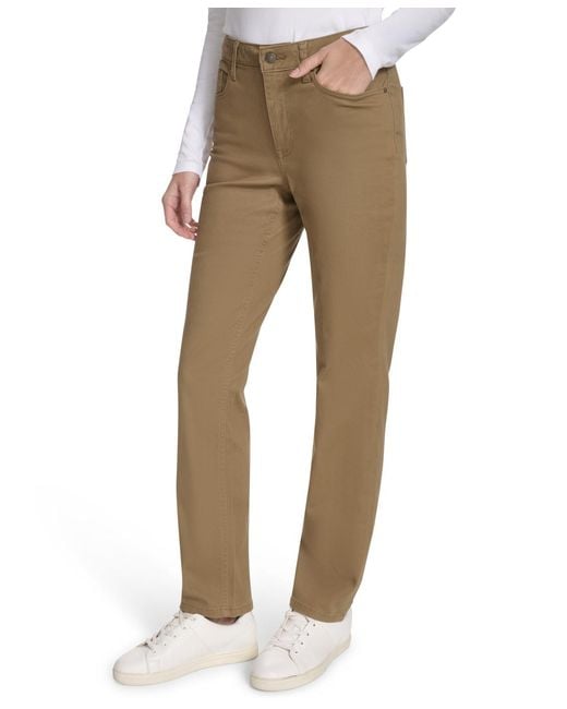 Nautica Natural Solid Stretch Full-length Jeans