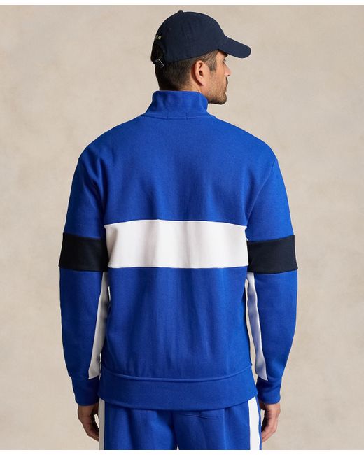 Polo Ralph Lauren Blue Big & Tall Double-knit Track Jacket for men