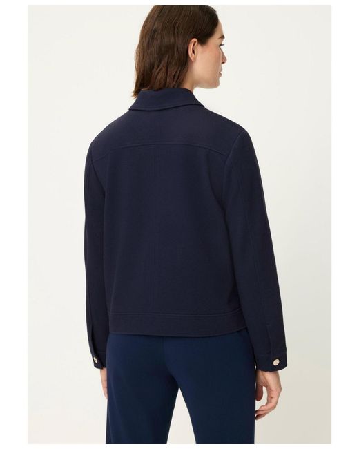 Olsen Blue Pique Jacket