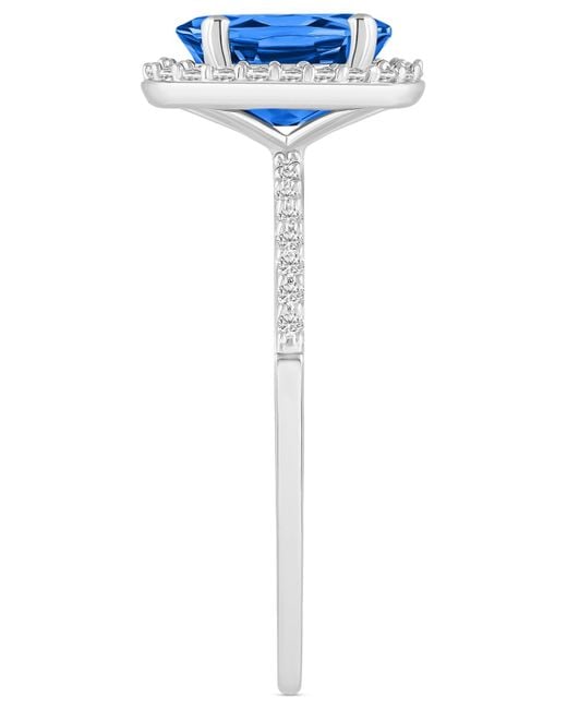 Macy's Blue Lab-created Ruby (1-1/4 Ct. T.w.
