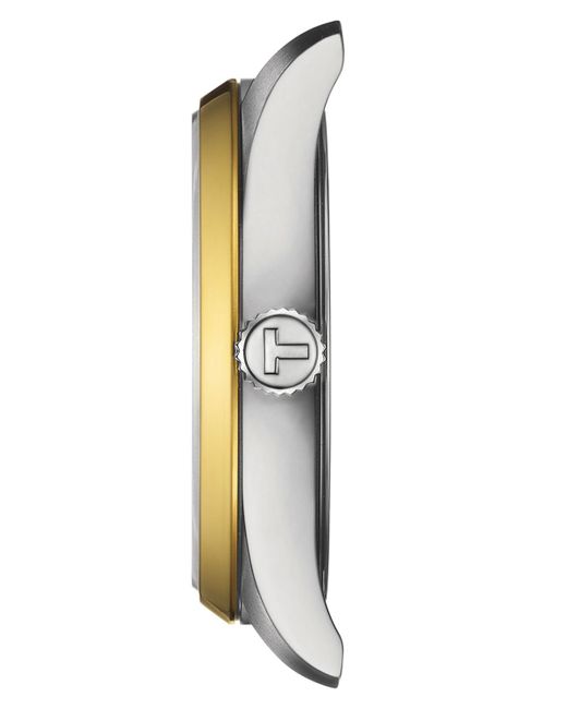 Tissot Metallic Swiss Pr 100 Stainless Steel Bracelet Watch 34mm