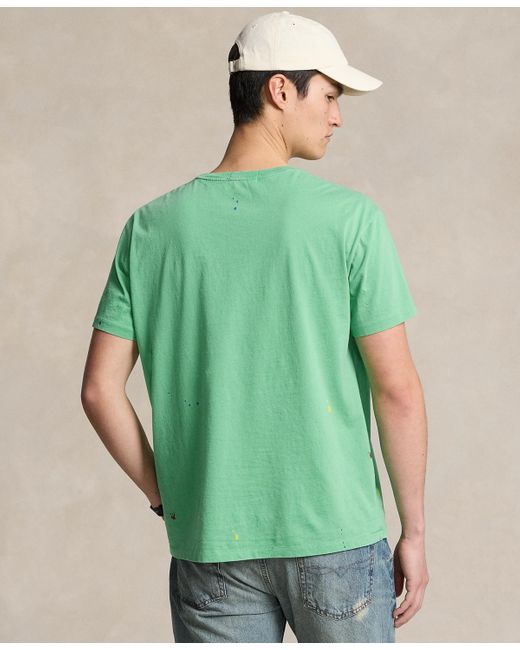 Polo Ralph Lauren Green Classic-fit Big Pony Jersey T-shirt for men