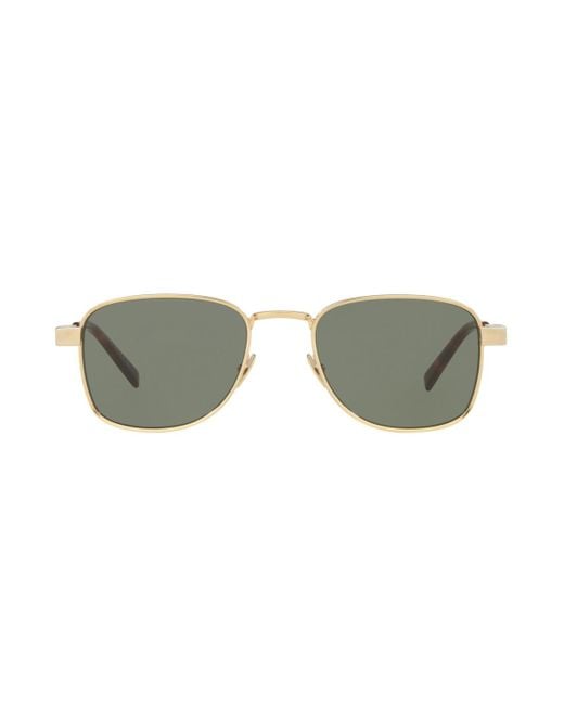Saint Laurent Metallic Large Sunglasses for men