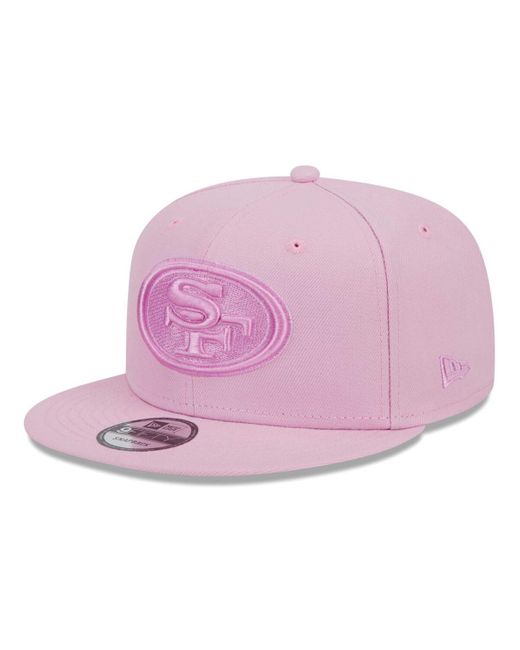 KTZ Pink San Francisco 49ers Color Pack 9fifty Snapback Hat for men
