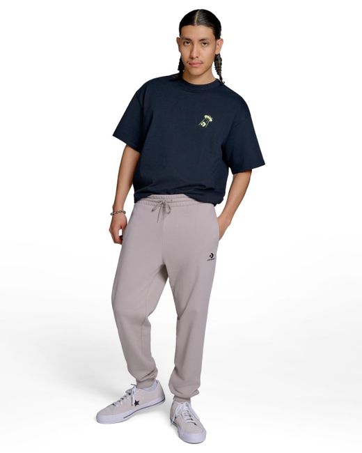 Converse Blue Standard Fit Star Chevron joggers for men
