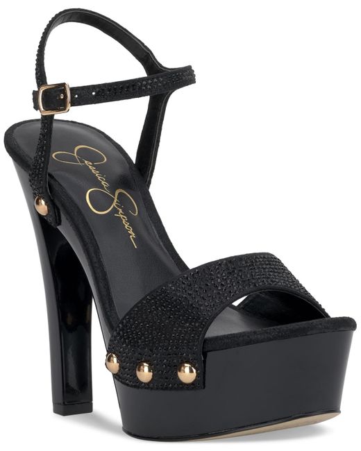 Jessica Simpson Calenta Platform Dress Sandals in Black Lyst