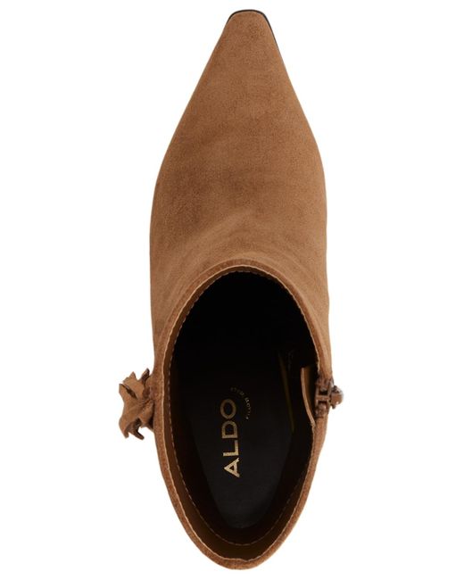ALDO Brown Shaniah Pull-on Ankle Boots
