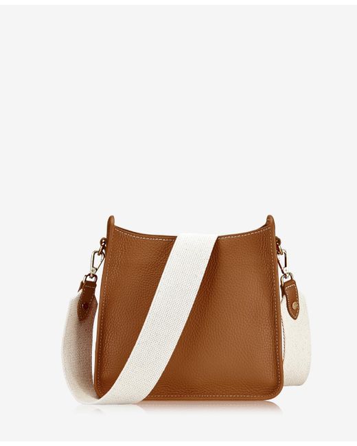 Gigi New York Brown Elle Mini Crossbody Bag