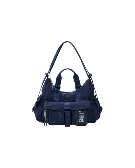 Desigual Blue Medium Backpack