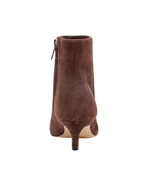 Marc Fisher Brown Itzia Pointed Toe Dress Booties