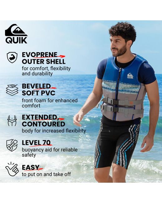 Quiksilver Blue Life Vest for men