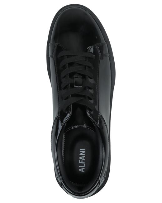 Alfani Black Round-toe Memory Foam Sneakers for men