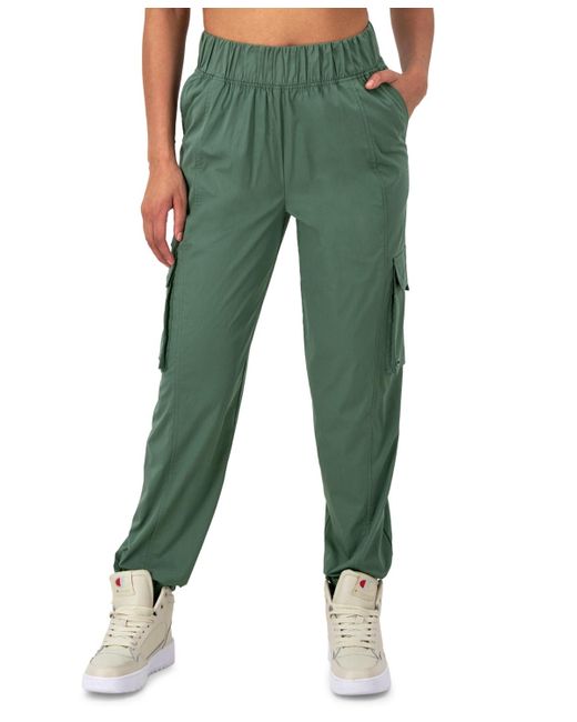 Champion Green Full-length Mid-rise Cargo Pants