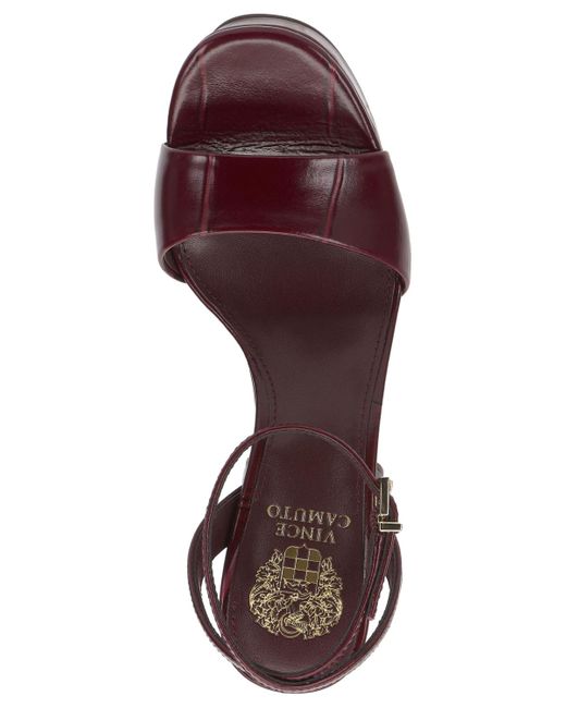 Vince Camuto Brown Pendry Platform Dress Sandals