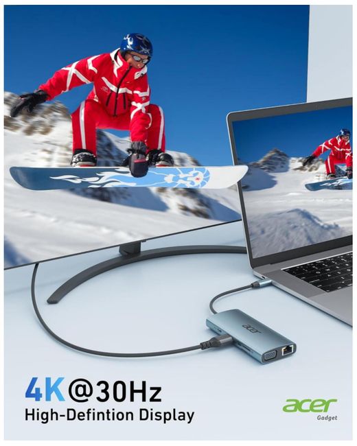 Acler Blue Usb C Hub