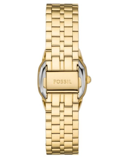 Fossil Metallic Harlow Three-hand Stainless Steel Watch 27mm