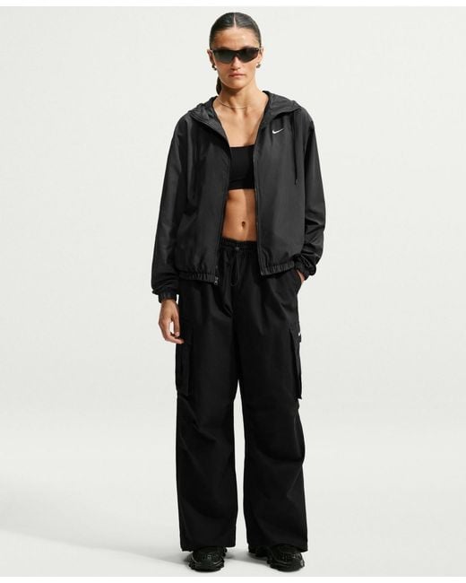 Nike Black Uv Hooded Jacket