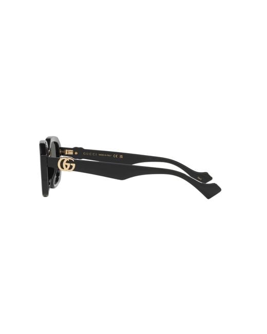 Gucci Black Rectangle Sunglasses